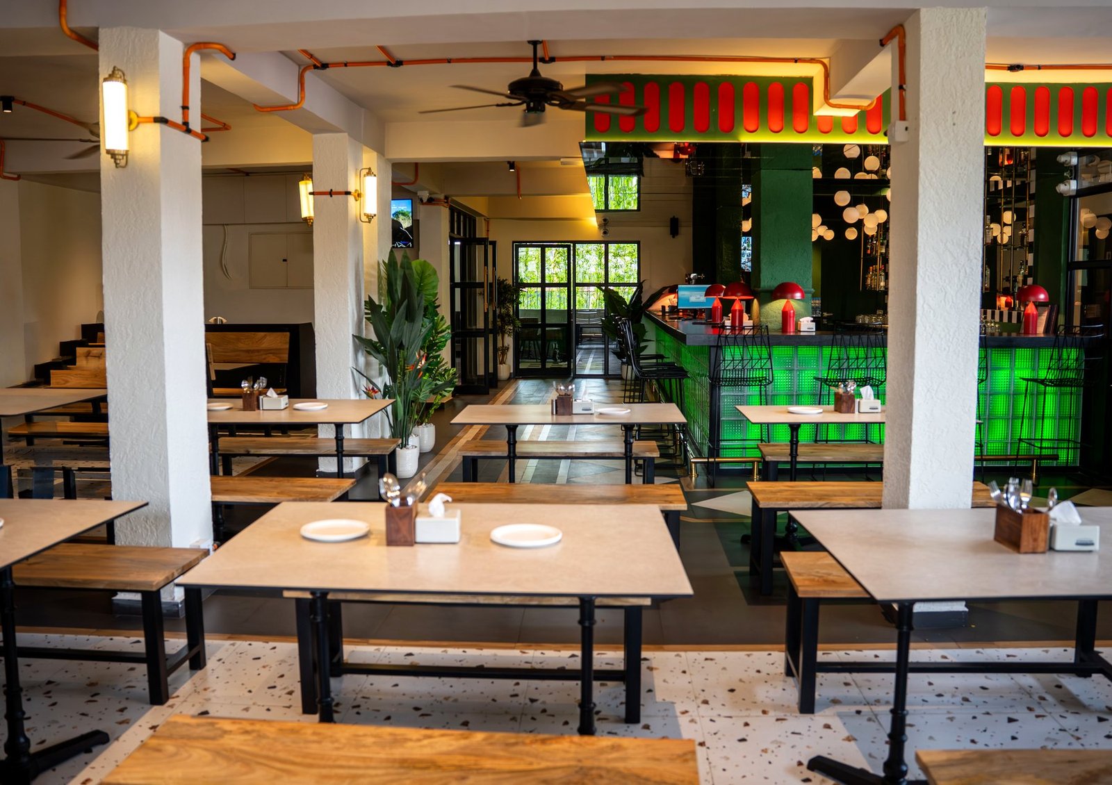 The Shalimar dining hall